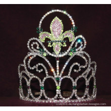 Strass-Tiara mit Logo